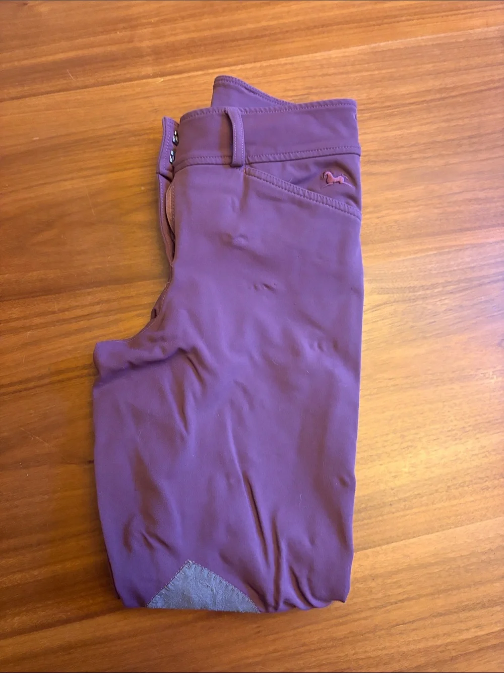 RJ Classics Plum Size 12 Children's Front Zip Breeches